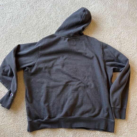 Champion Men's Gray Hoodie - Picture 3 of 3